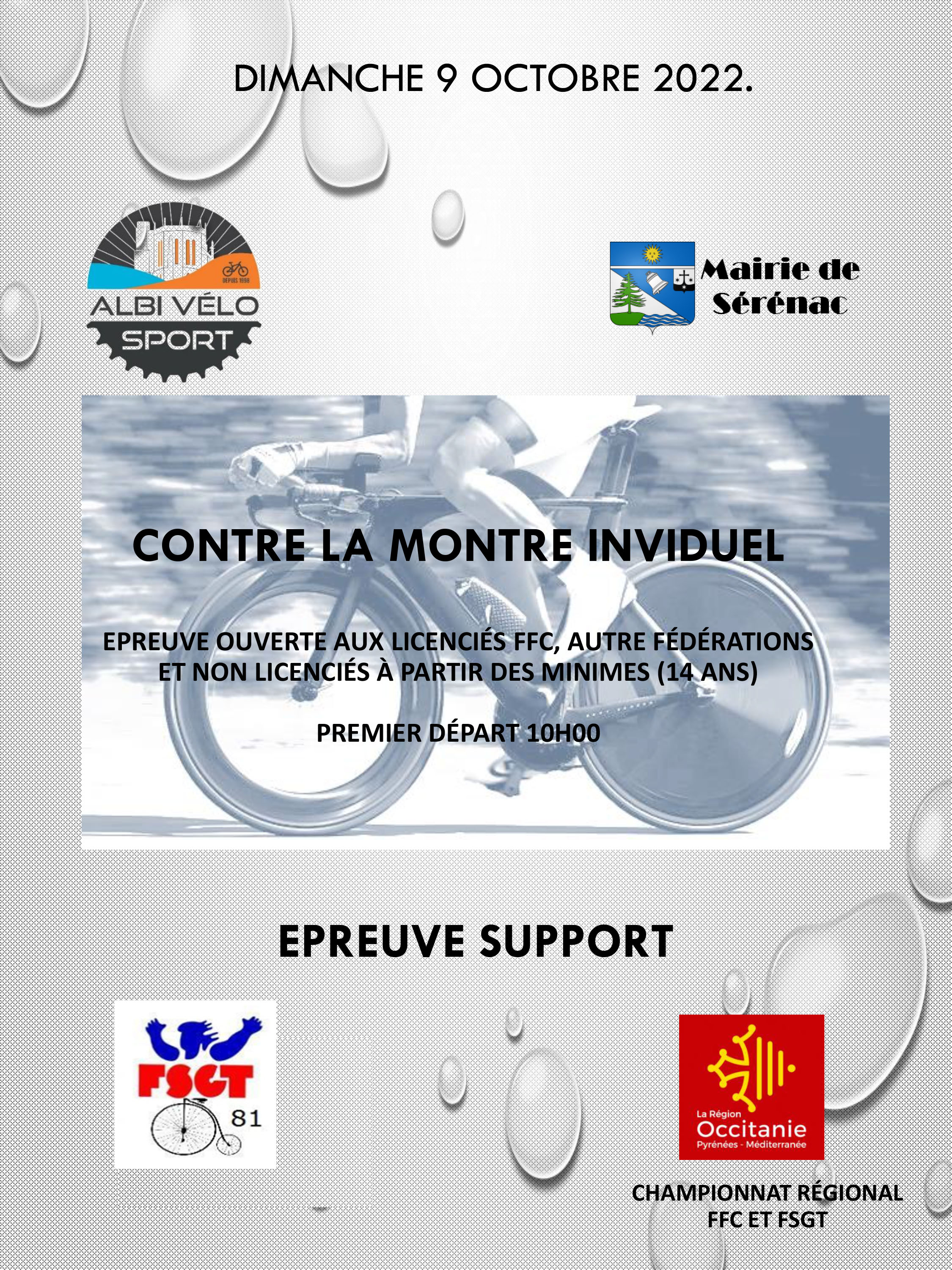 Affiche Ch Occitanie FSGT CLMI 2022